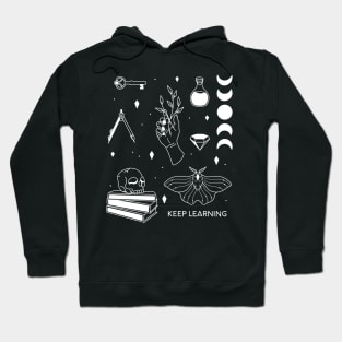 Keep Learning - White Version Hoodie